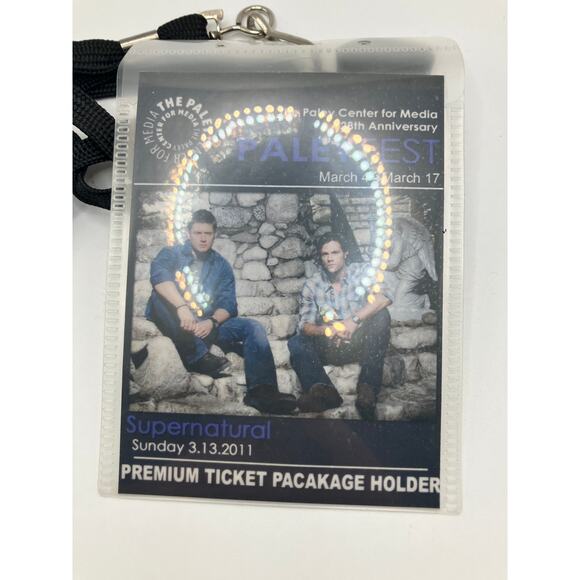 CW Supernatural Paley Fest 2006 & 2011 Programs, 2011 Ticket & 2011 Pass! - Picture 9 of 14